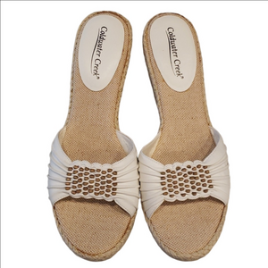 Coldwater Creek wedge slide sandal